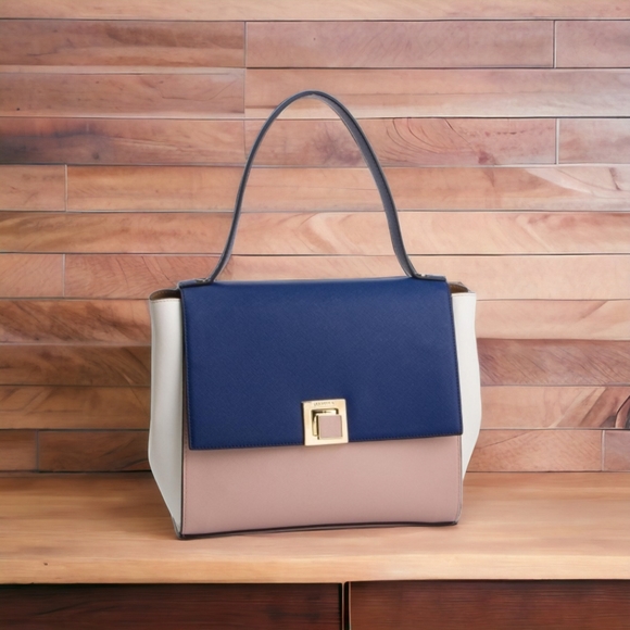 Marella Grained Leather Shoulder Bag multi changeable looks with Shoulder strap - Picture 2 of 11